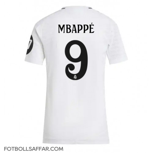 Real Madrid Kylian Mbappe #9 Hemmatröja Dam 2024-25 Kortärmad